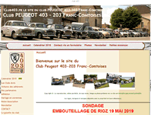 Tablet Screenshot of club403.fr